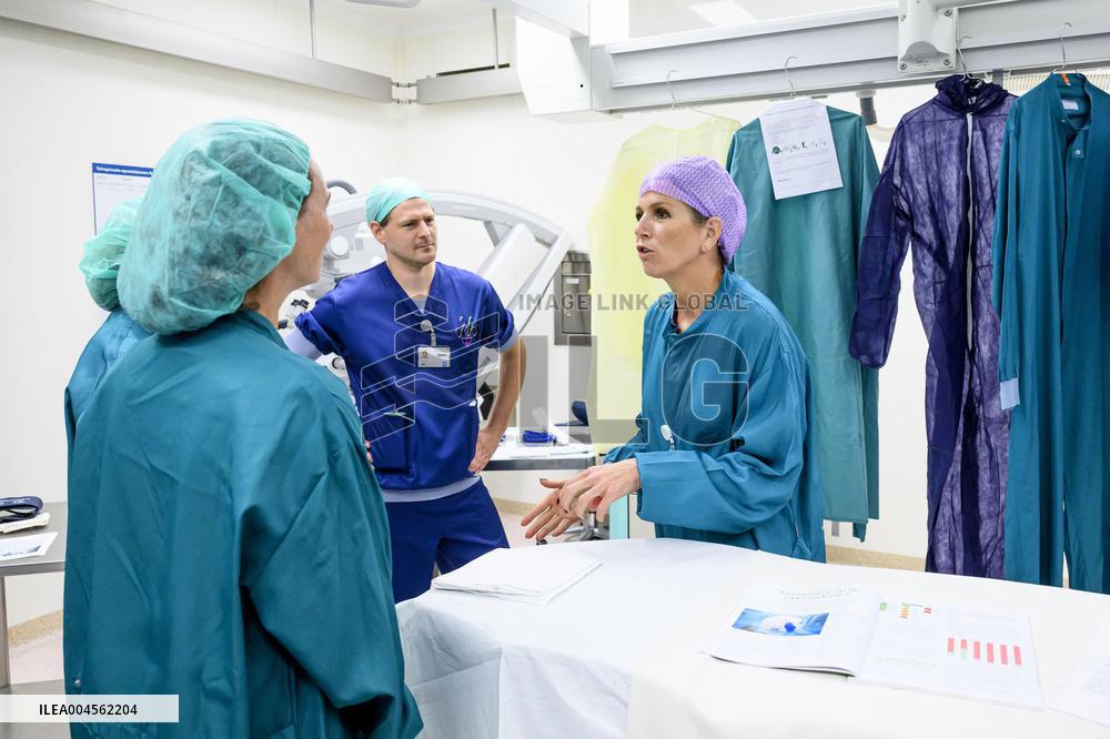 Queen Maxima Visits Radboud University Medical Center - Netherlands
