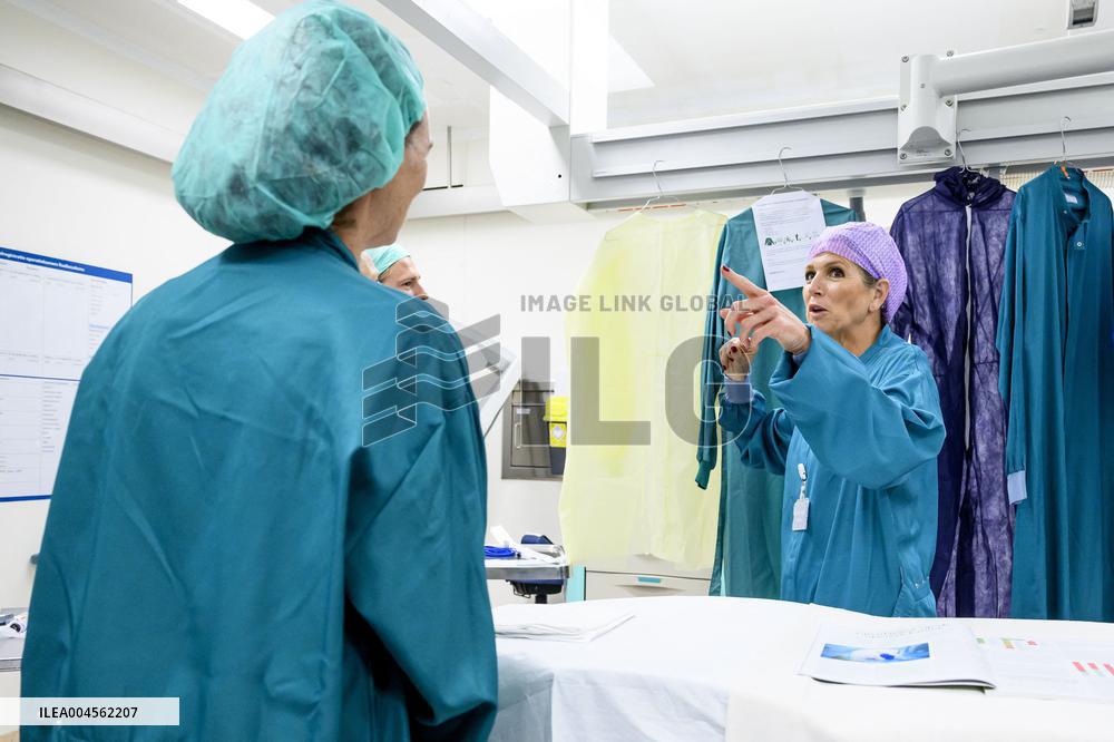 Queen Maxima Visits Radboud University Medical Center - Netherlands
