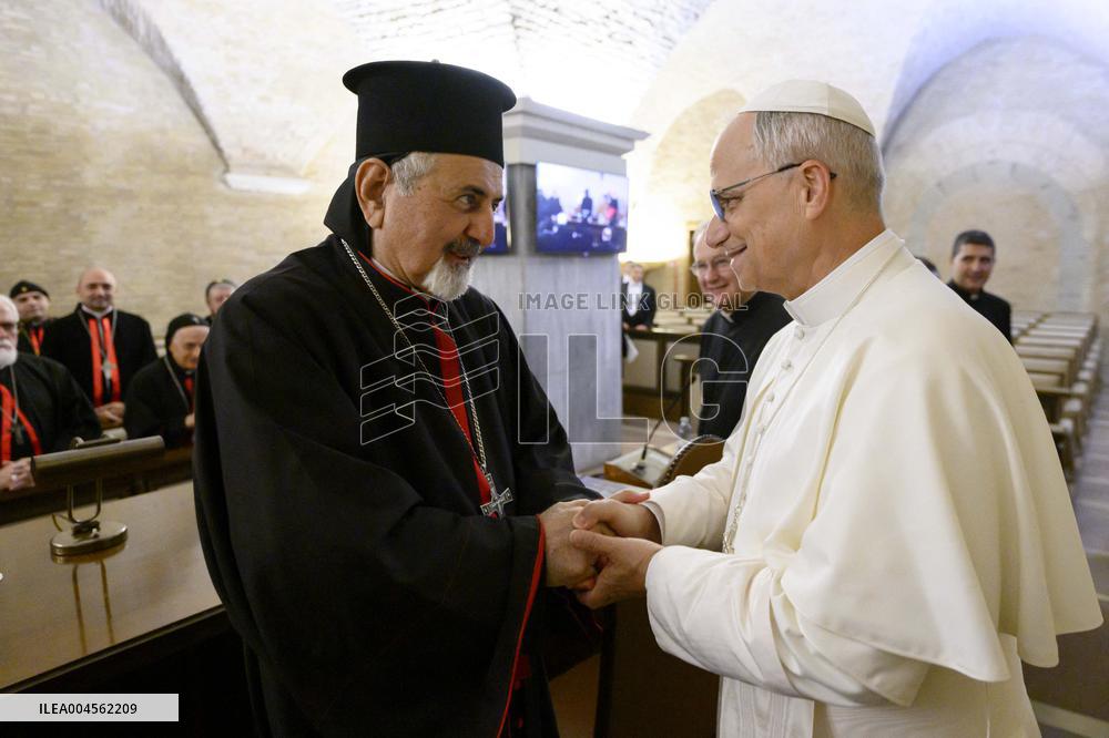 Pope Leo XIV Meets Members Of The Patriarchal Church Of Antioch - Vatican