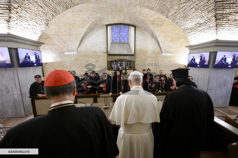 Pope Leo XIV Meets Members Of The Patriarchal Church Of Antioch - Vatican