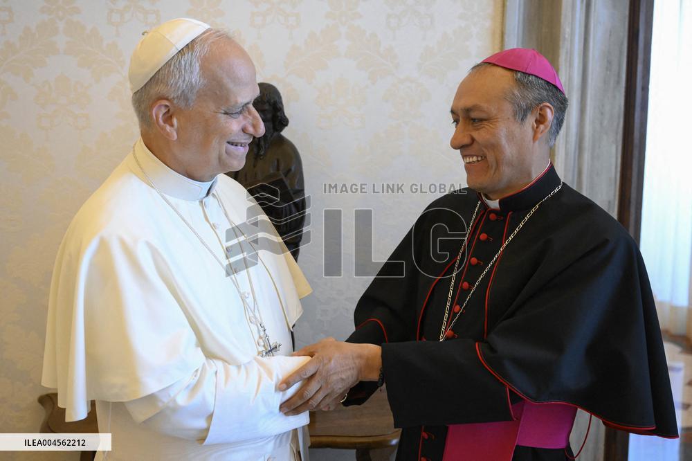 Pope Leo XIV Receives In Private Audience - Vatican