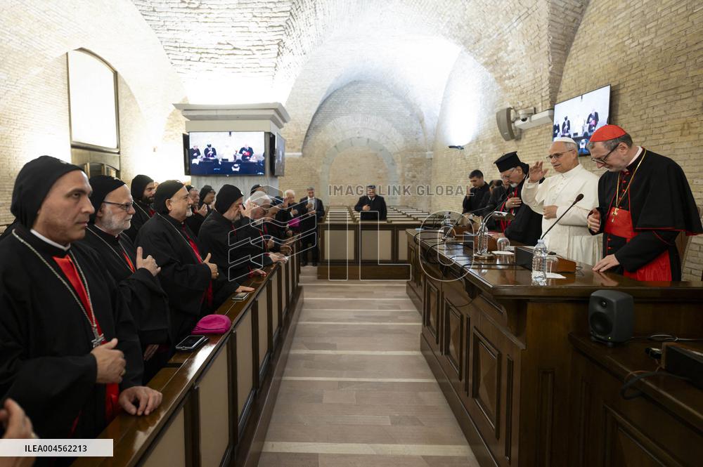 Pope Leo XIV Meets Members Of The Patriarchal Church Of Antioch - Vatican