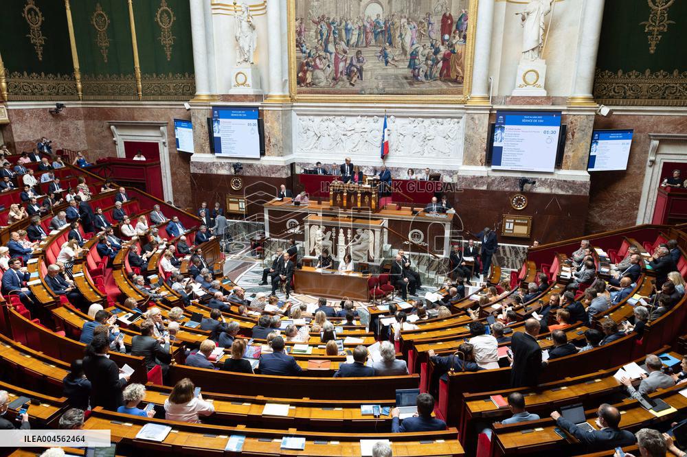 Questions to the government at the National Assembly - Paris RL