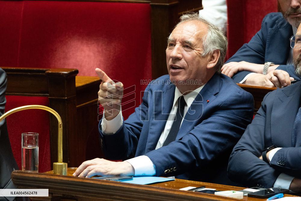 Examination of a PS motion of no confidence against the French prime minister - Paris RL