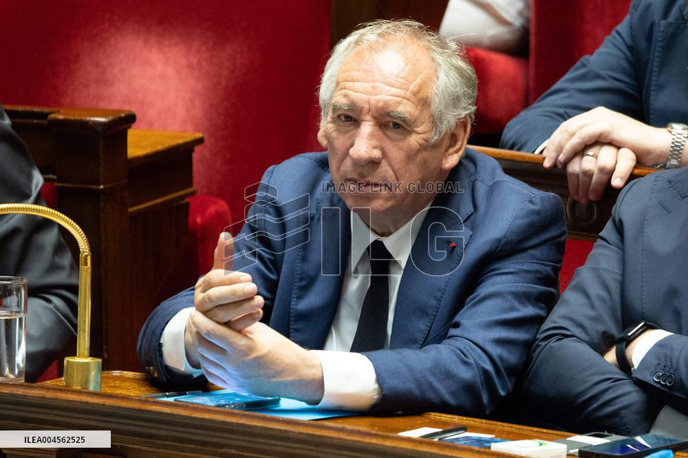 Examination of a PS motion of no confidence against the French prime minister - Paris RL