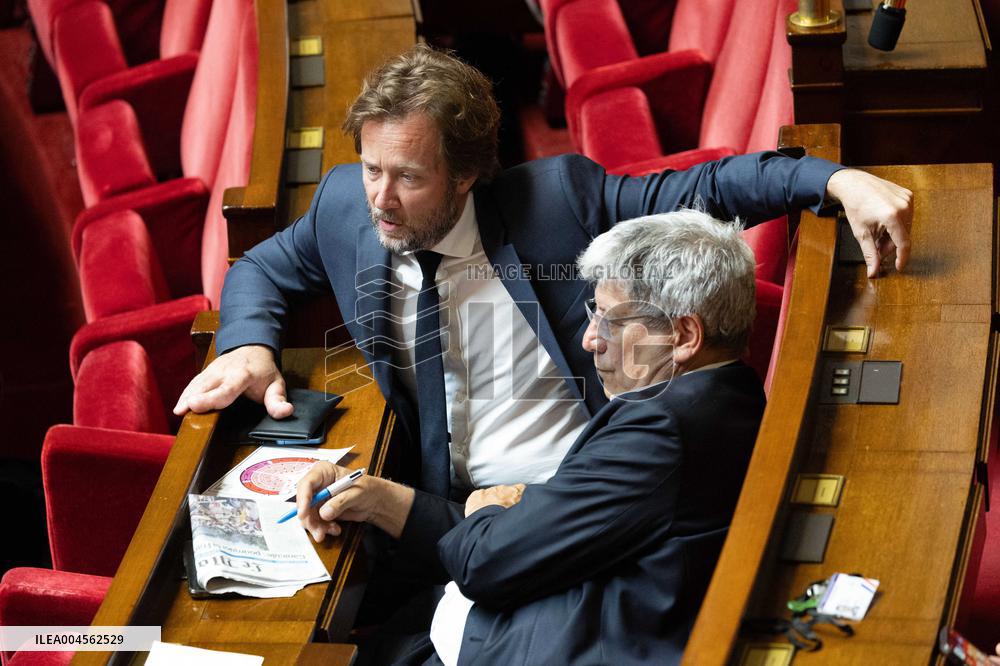 Examination of a PS motion of no confidence against the French prime minister - Paris RL