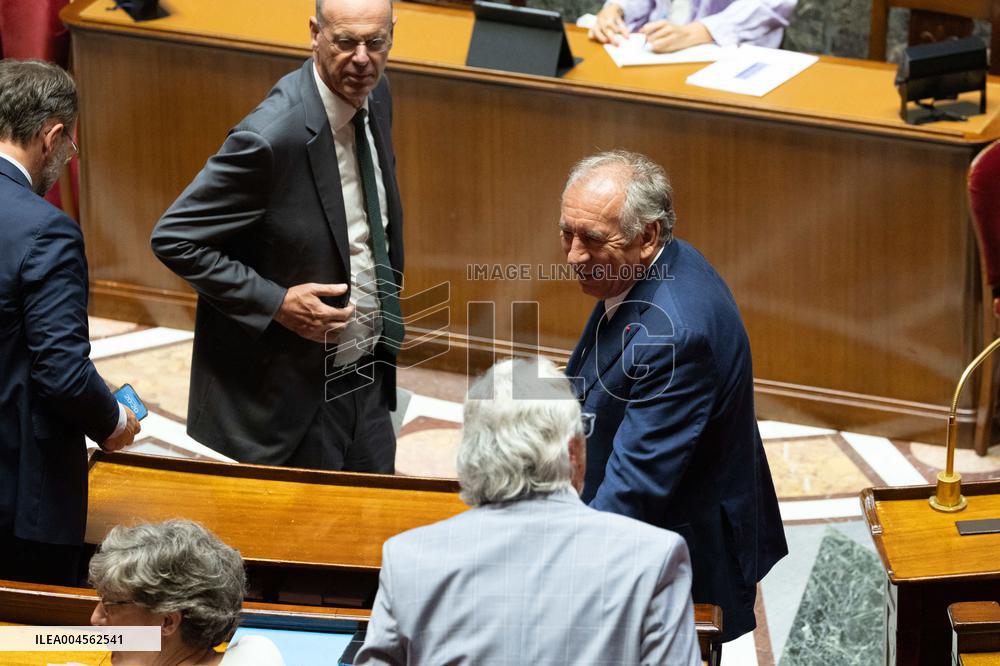 Examination of a PS motion of no confidence against the French prime minister - Paris RL