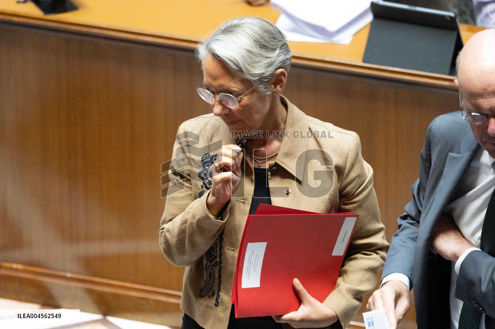 Examination of a PS motion of no confidence against the French prime minister - Paris RL