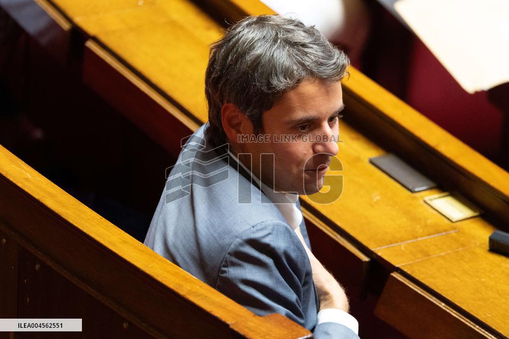 Examination of a PS motion of no confidence against the French prime minister - Paris RL