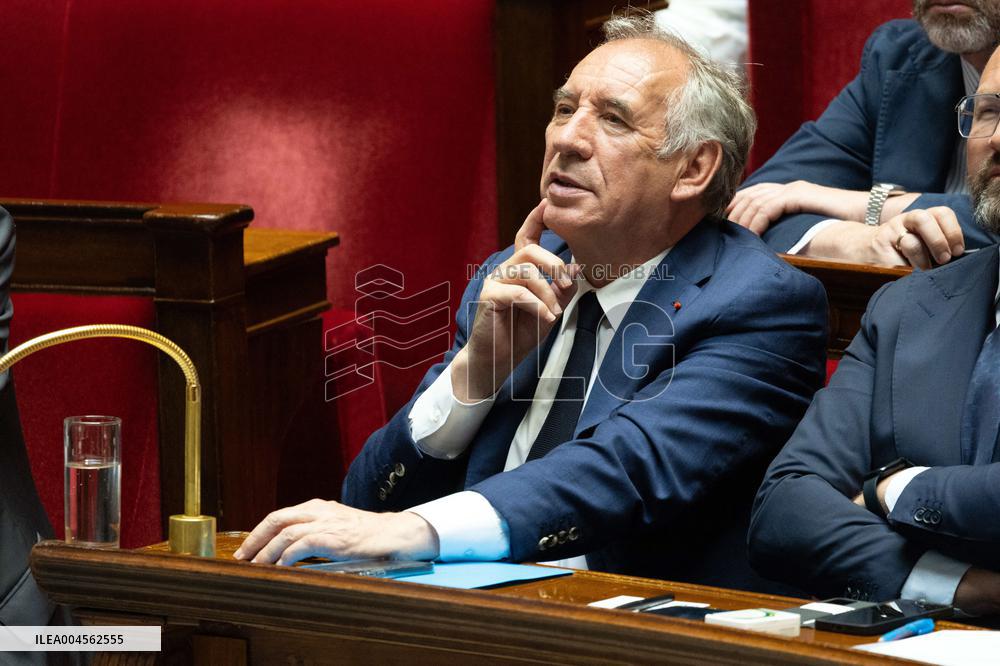 Examination of a PS motion of no confidence against the French prime minister - Paris RL