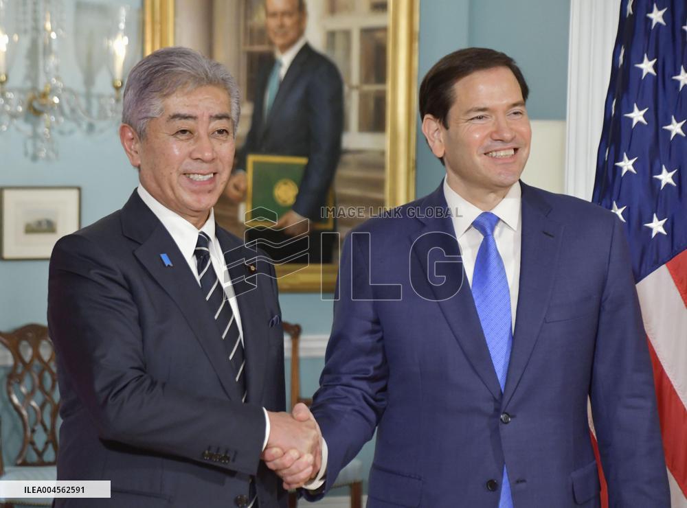 Japan foreign minister at Quad in Washington