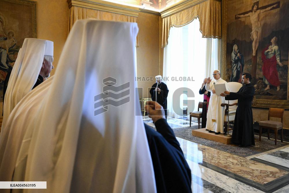 Pope Leo XIV Meets Ukrainian Bishops - Vatican