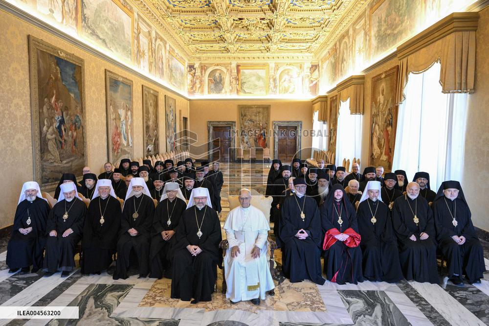 Pope Leo XIV Meets Ukrainian Bishops - Vatican