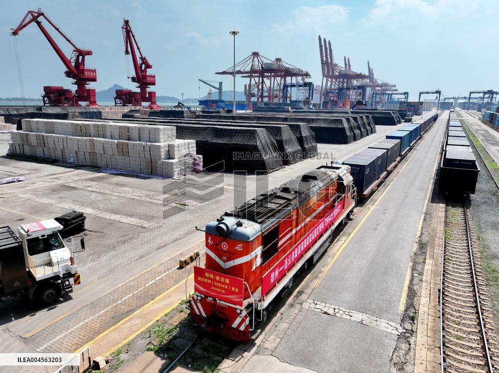Scheduled Sea-rail Intermodal Train