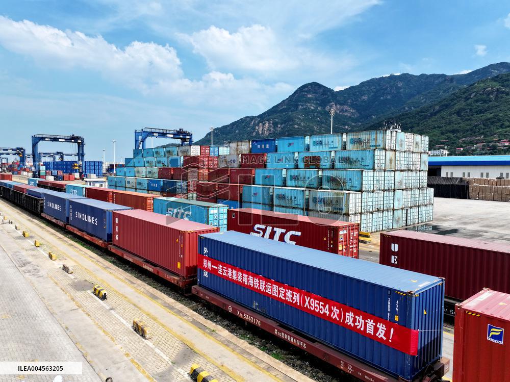 Scheduled Sea-rail Intermodal Train