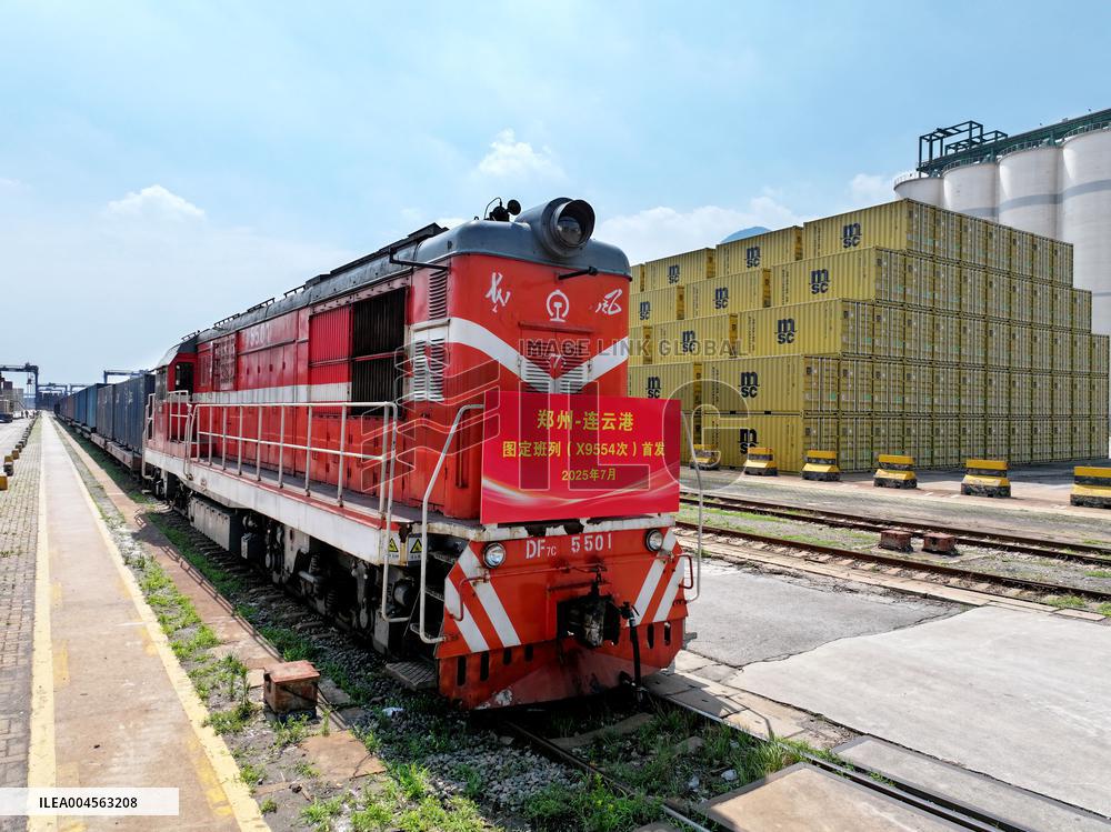 Scheduled Sea-rail Intermodal Train