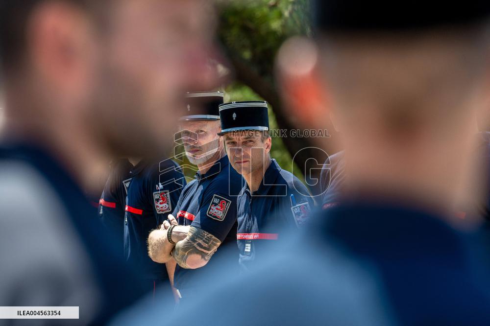 Illustration - Firefighters Response to Fires in Var - France