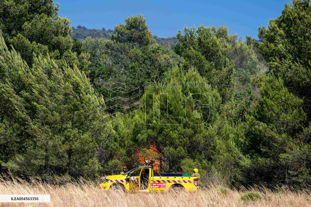 Illustration - Firefighters Response to Fires in Var - France
