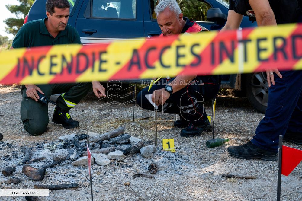 Illustration - Firefighters Response to Fires in Var - France