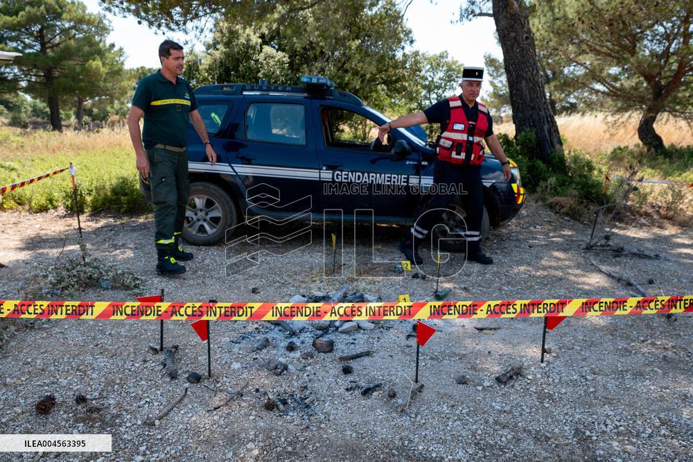 Illustration - Firefighters Response to Fires in Var - France
