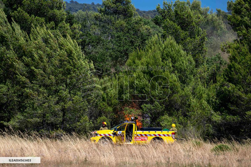 Illustration - Firefighters Response to Fires in Var - France