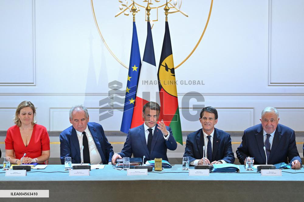 Summit for The Future of New Caledonia - Paris