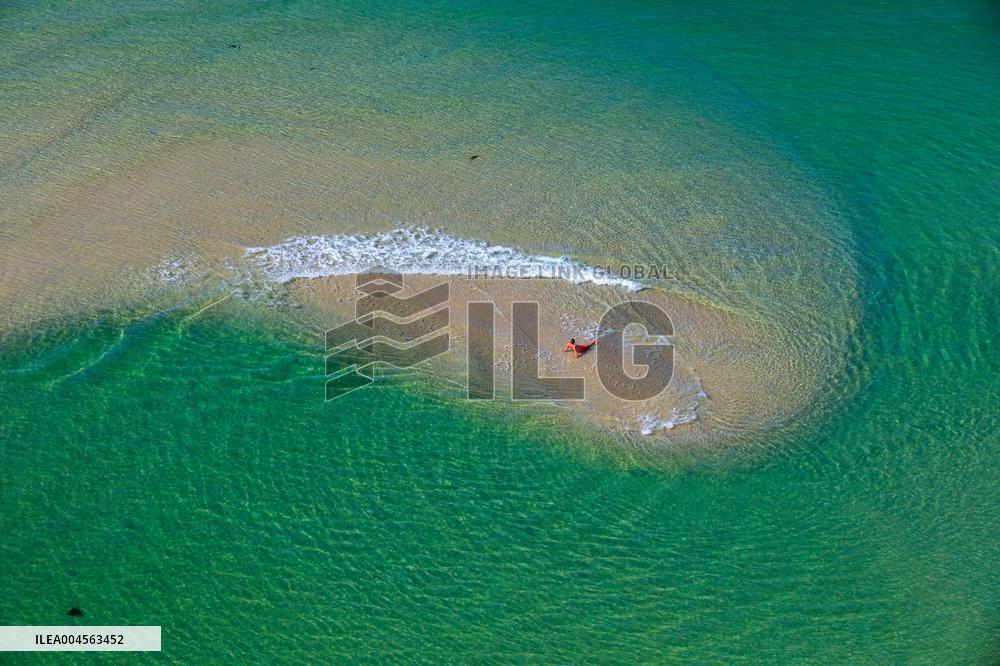 Aerial View of Benodet Lagoon