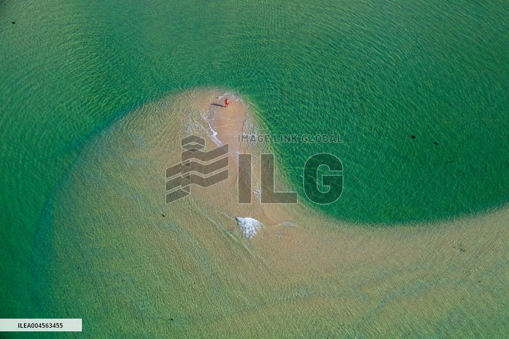 Aerial View of Benodet Lagoon