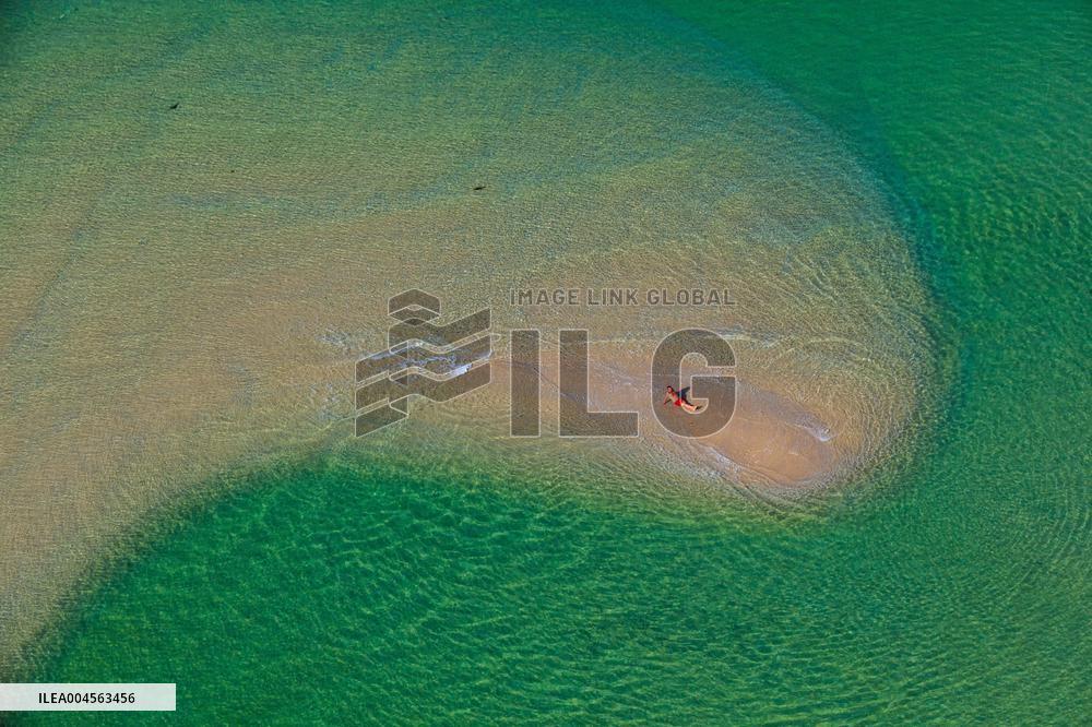Aerial View of Benodet Lagoon