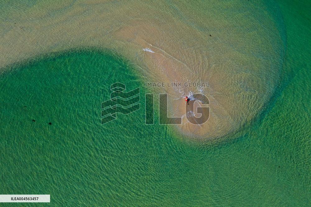 Aerial View of Benodet Lagoon