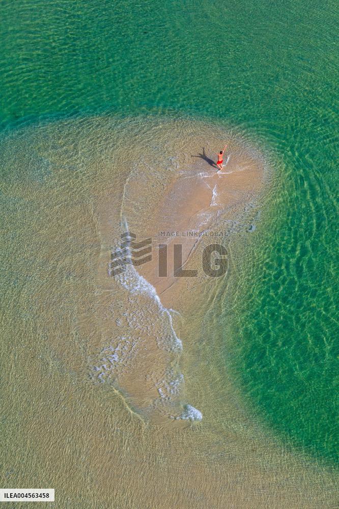 Aerial View of Benodet Lagoon