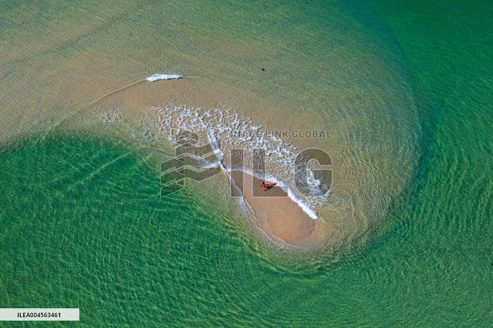 Aerial View of Benodet Lagoon