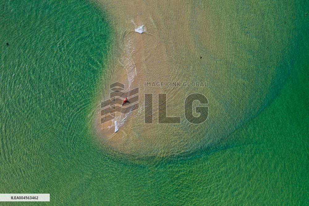 Aerial View of Benodet Lagoon