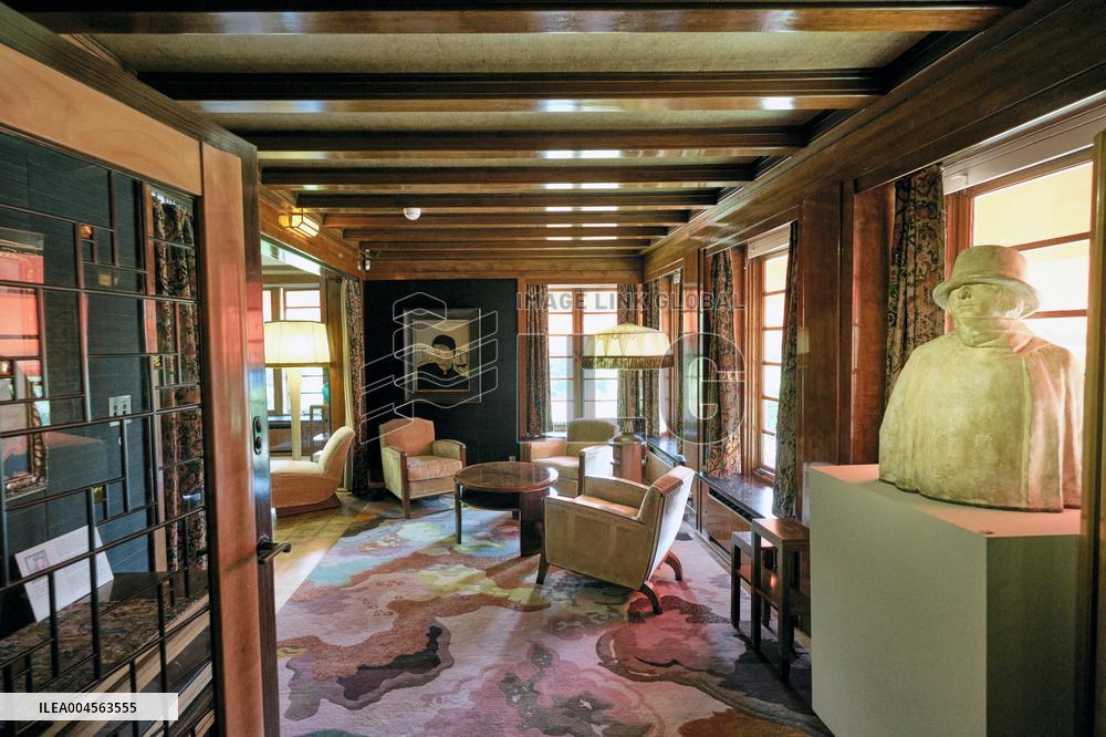 Queen Mathilde Visits Museum & Gardens Van Buuren - Belgium