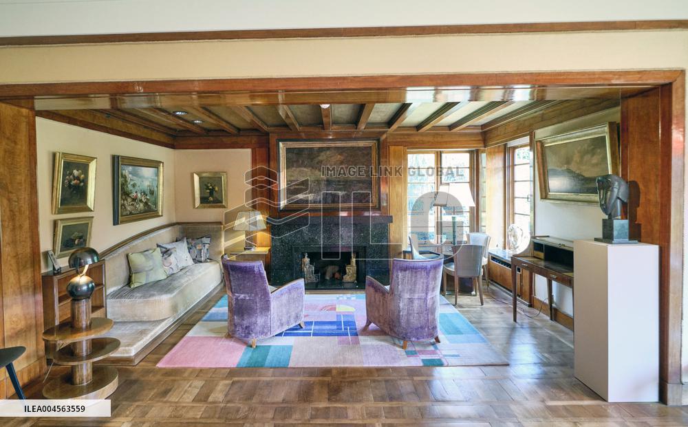 Queen Mathilde Visits Museum & Gardens Van Buuren - Belgium