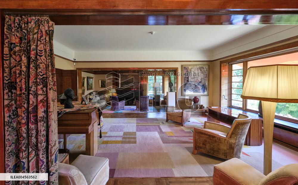 Queen Mathilde Visits Museum & Gardens Van Buuren - Belgium