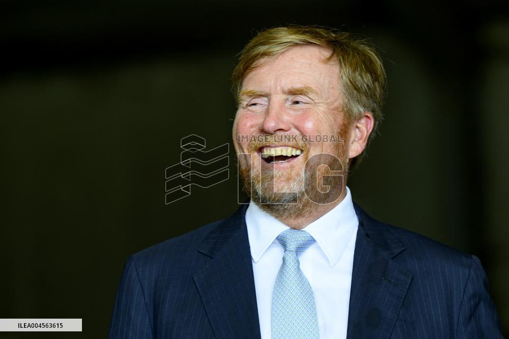 King Willem-Alexander Visits Oude Pekela - Netherlands