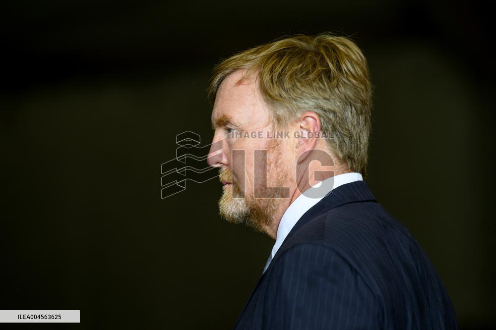 King Willem-Alexander Visits Oude Pekela - Netherlands