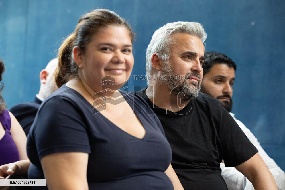 Press conference on a joint candidacy by left parties for the 2027 presidential election - Bagneux RL