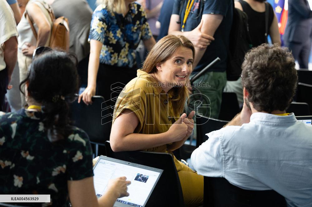 Press conference on a joint candidacy by left parties for the 2027 presidential election - Bagneux RL