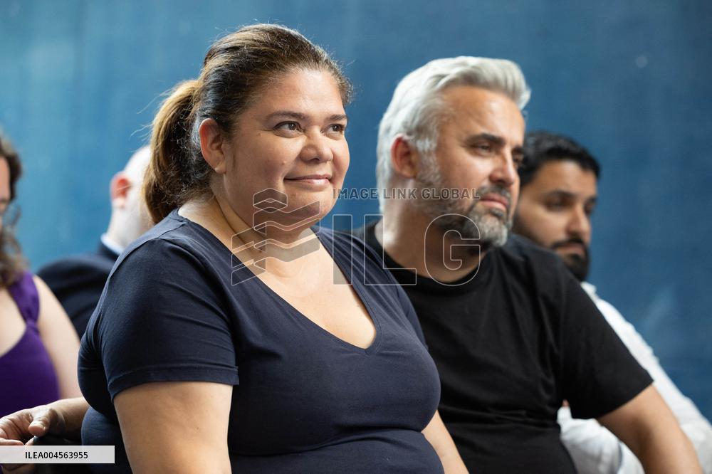Press conference on a joint candidacy by left parties for the 2027 presidential election - Bagneux RL