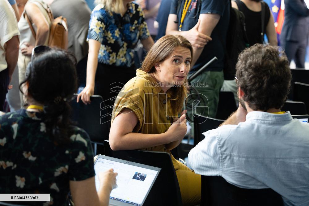Press conference on a joint candidacy by left parties for the 2027 presidential election - Bagneux RL