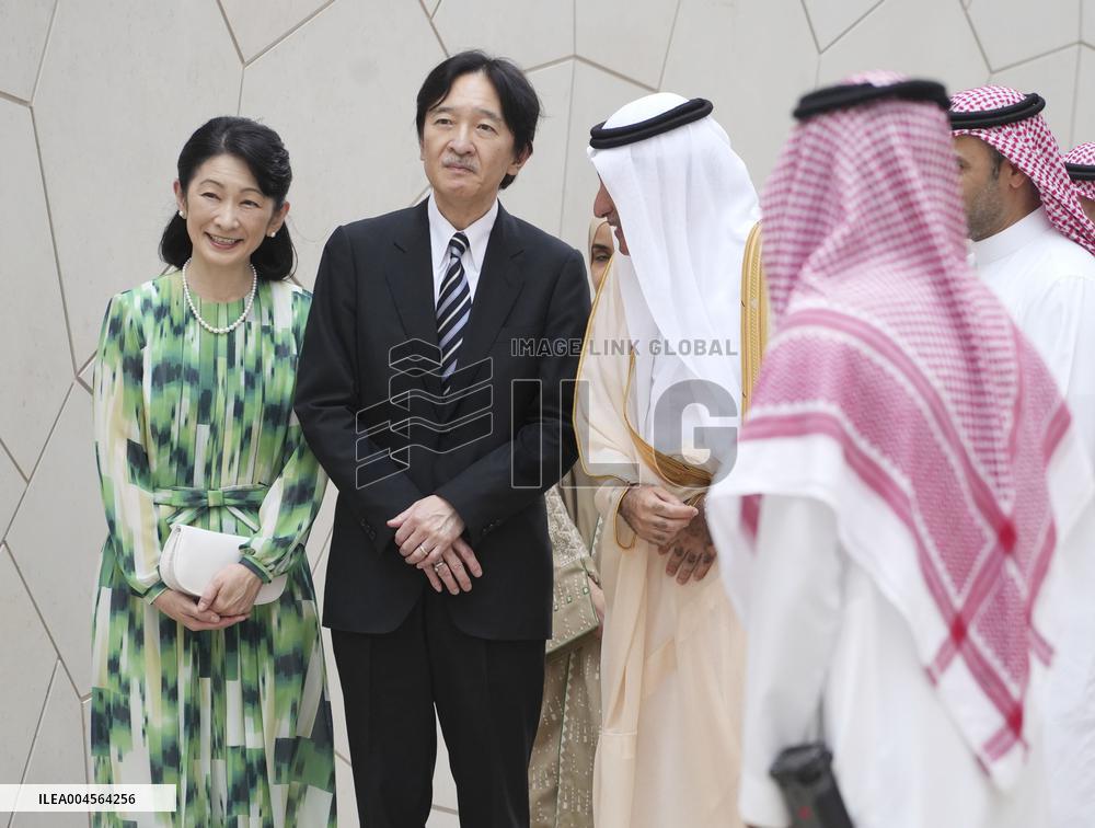 Crown prince at Osaka expo
