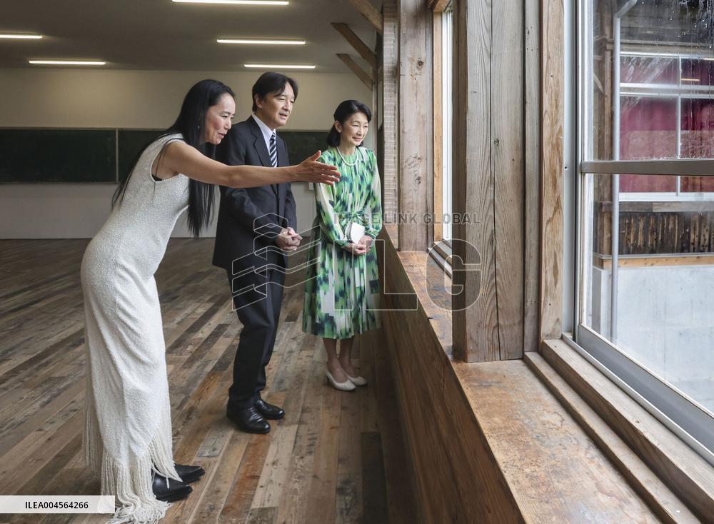 Crown prince at Osaka expo