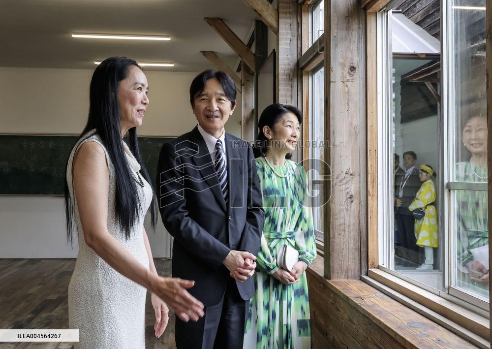 Crown prince at Osaka expo