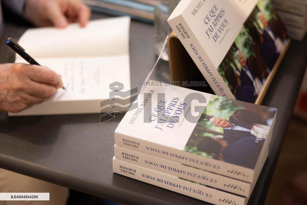 Michel Barnier Signed His Book - Nice