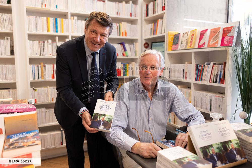 Michel Barnier Signed His Book - Nice