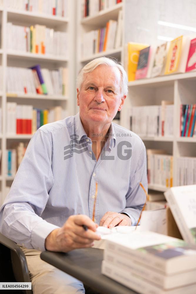 Michel Barnier Signed His Book - Nice
