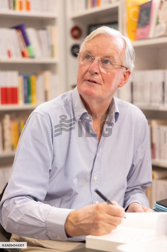 Michel Barnier Signed His Book - Nice