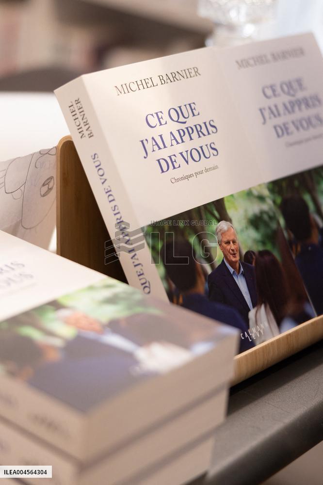 Michel Barnier Signed His Book - Nice